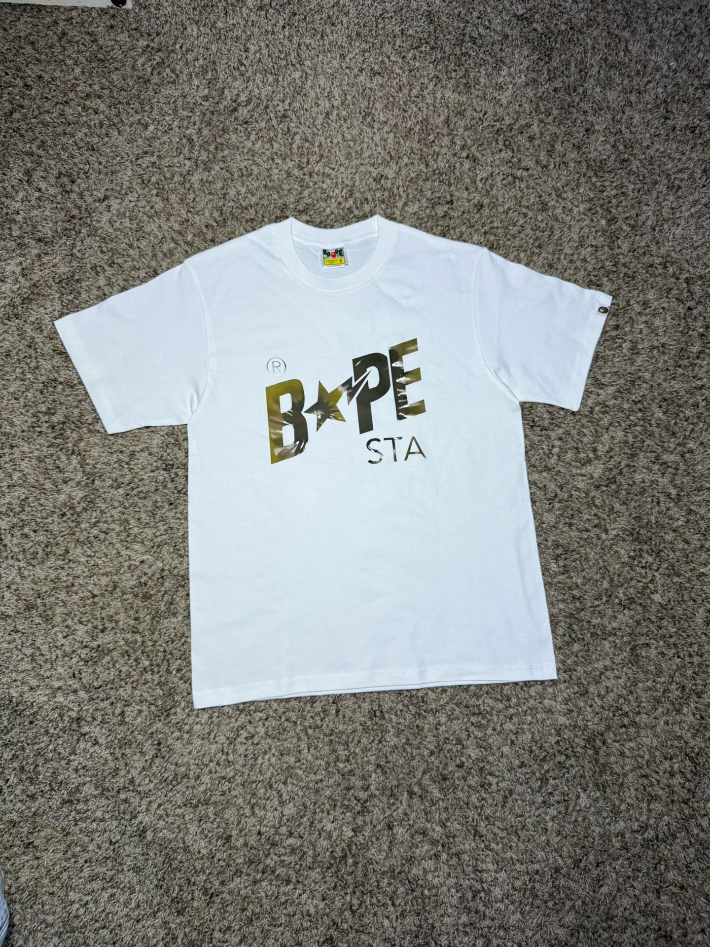 White Bape Sta Tee