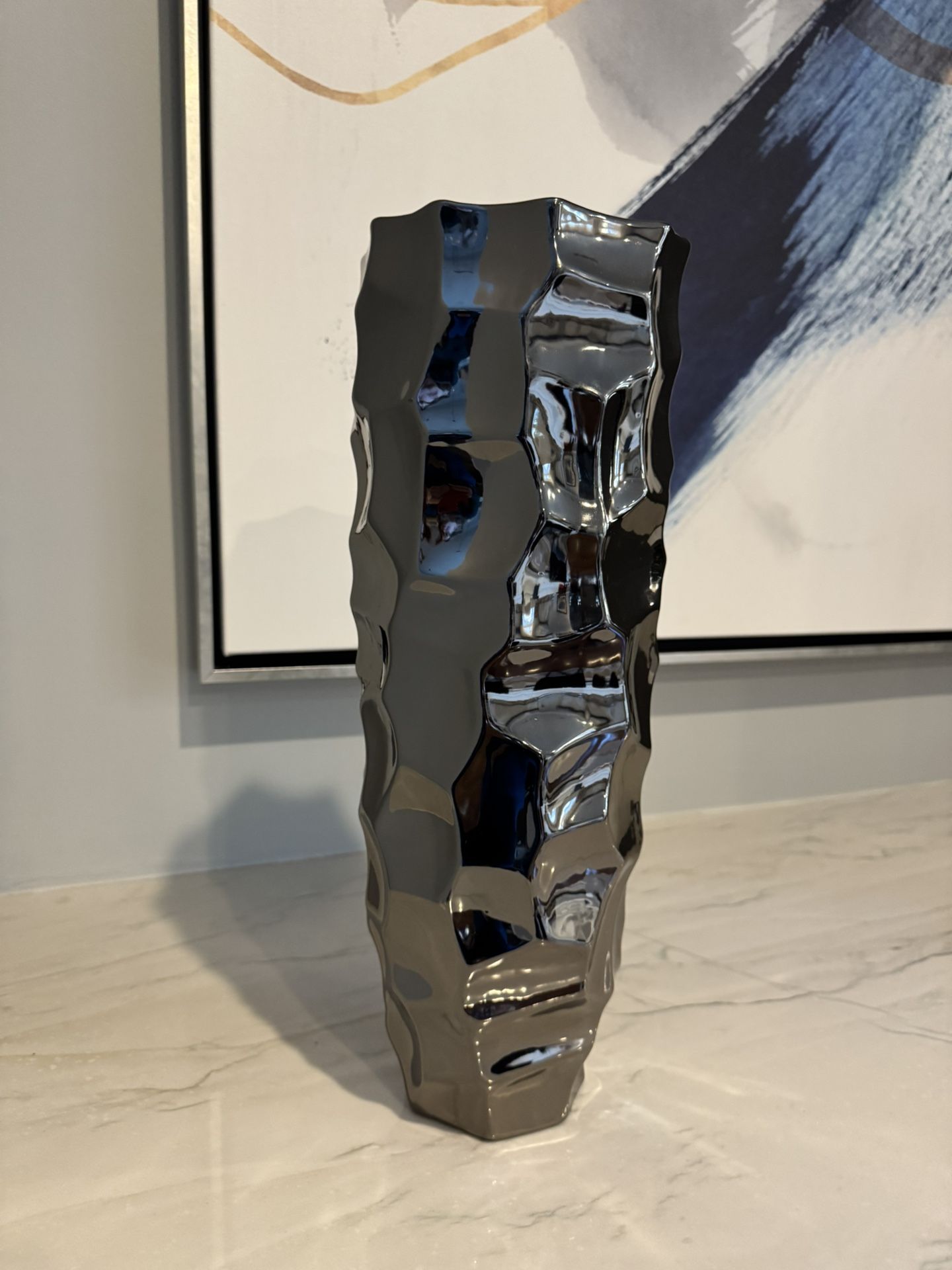 Vase Onda Silver