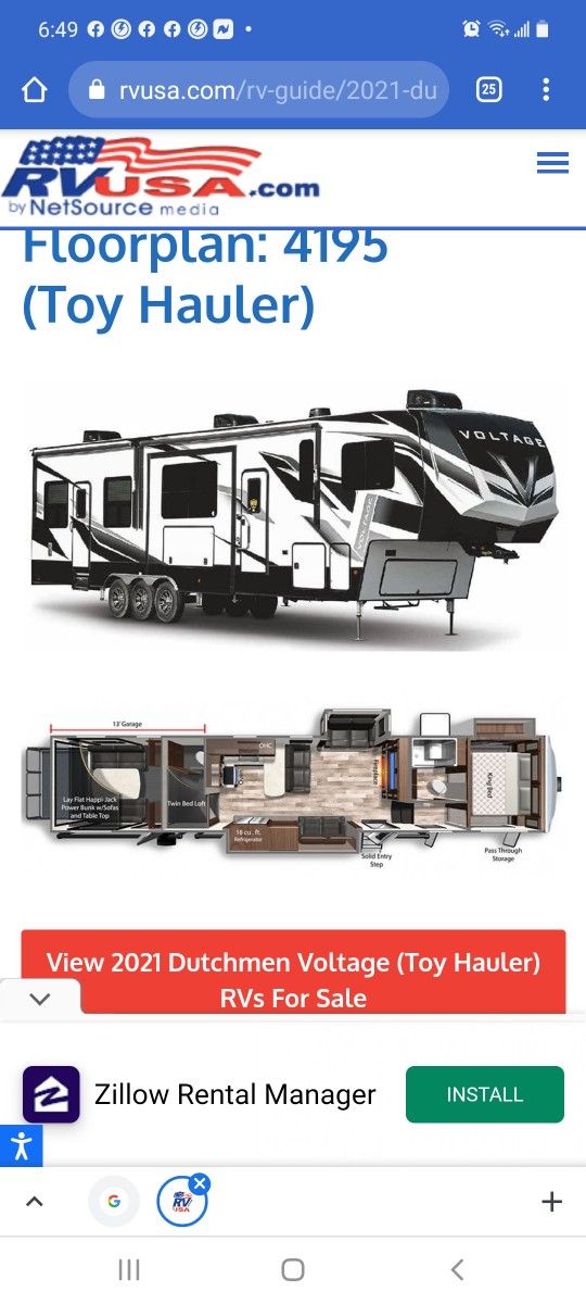 2021 Dutchman Voltage 4195