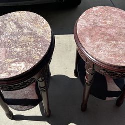 Marble Top End Tables