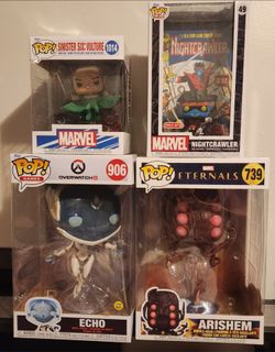 4 Jumbo Funko Pops