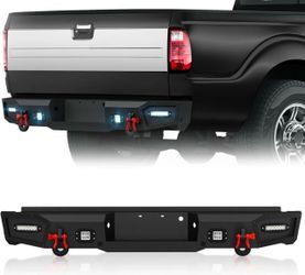 Rear Bumper For Ford Compatible With 1999–2016 3rd Gen Ford F250 //F350// F450 | Yzona   SKU:  XBCB-0063