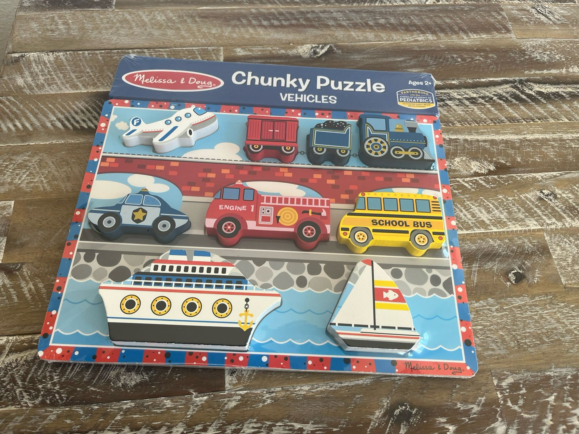 Melissa & Doug Vehicles Puzzle.,, NEW