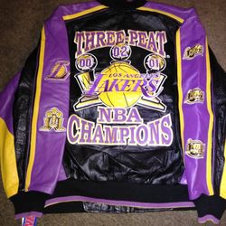 Lakers 3 peat jacket new arrivals