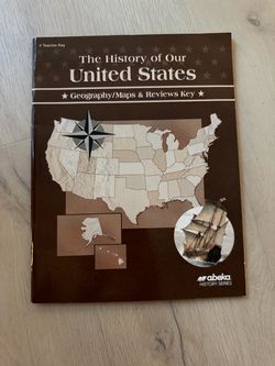 Abeka 4th grade History, Geography activity book answer key—The History of the United States