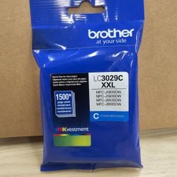 Brand New - Brother Super High Yield Ink LC3029C Cyan