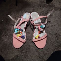 Pink High Heels Size 8
