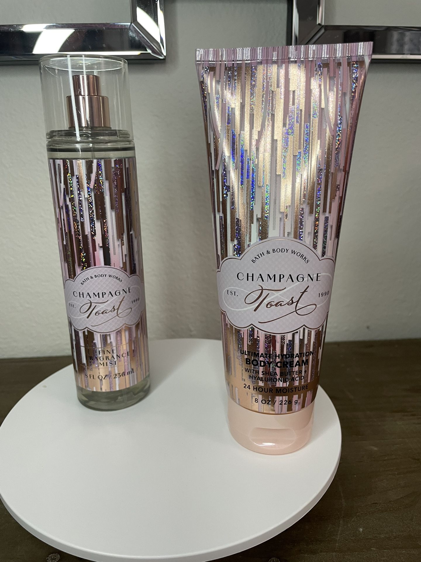Champagne Toast Bath And Body Works Fragrance Mist And Body Cream