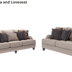 Fermoy Sofa and Loveseat
