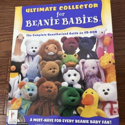 Ultimate Collector For Beanie Babies - CIB Big Box Win 95 CD-ROM 1998