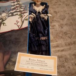 London Antiques Lady Diana Porcelain Doll