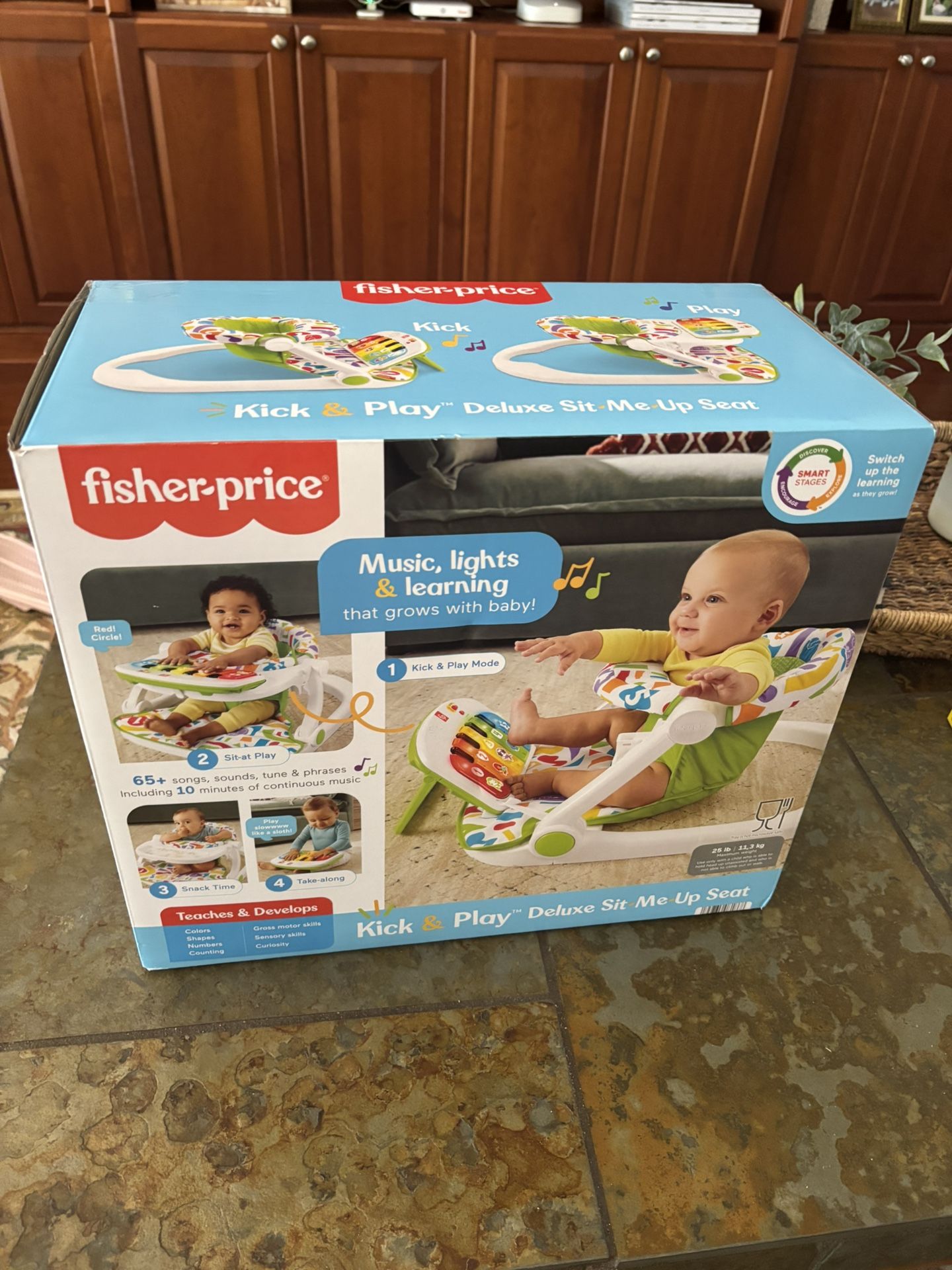 NIB!  FISHER- PRICE Deluxe Sit Me Up Seat 