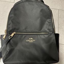 Black Coach Backpack