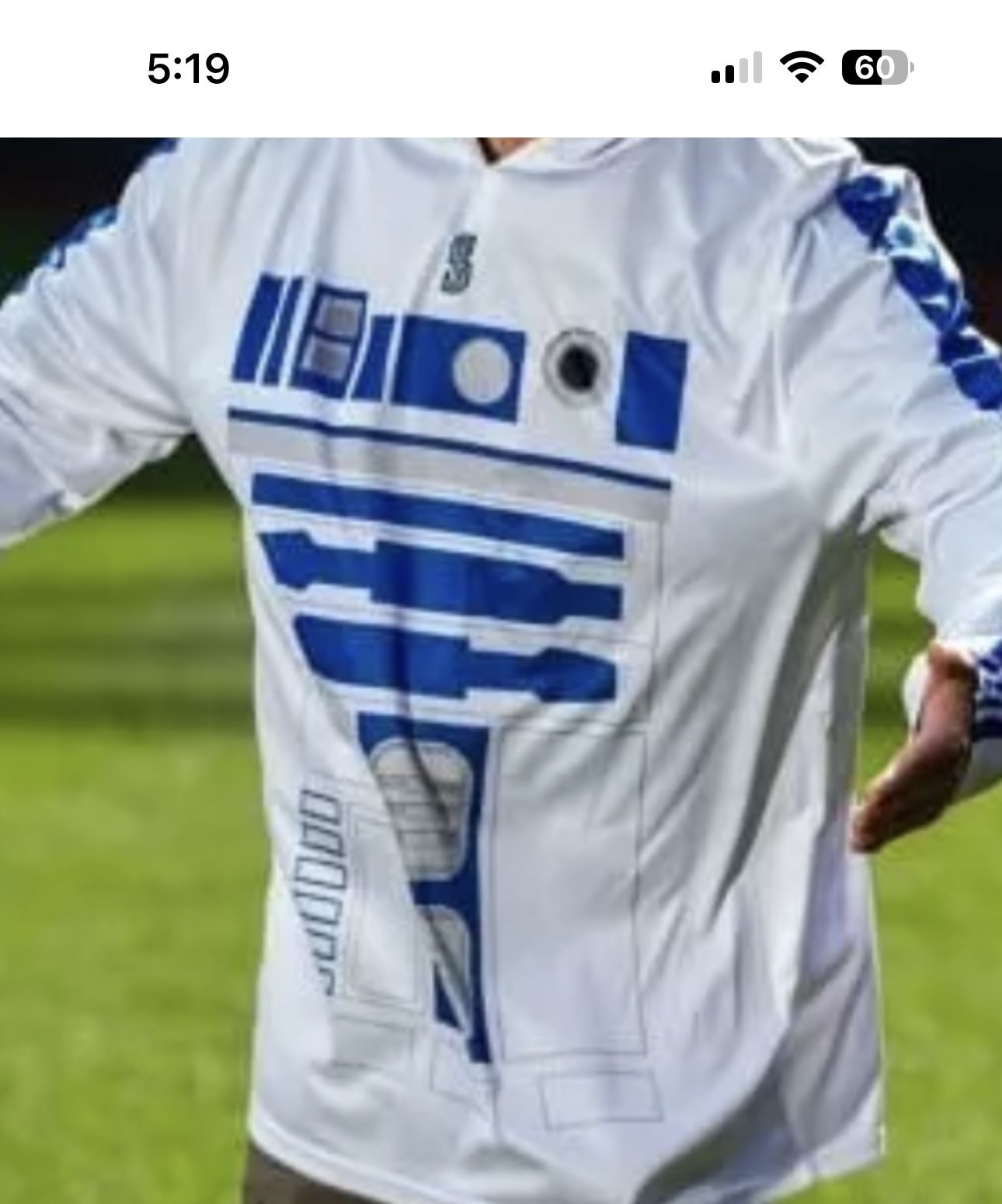 Seattle Mariners SGA Star Wars Night R2D2 Hoodie L