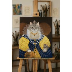 Carol Lew Queen Elizabeth Giclee Stretched Canvas Wall Art Print Whimsical Decor