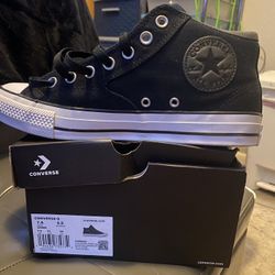 Converse Black/black Mid Sneaks