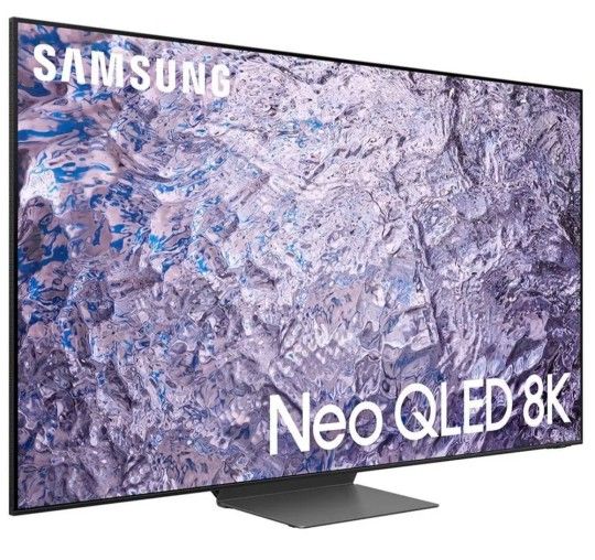 SAMSUNG 85"INCH NEO QLED 8K Q800C ALL ACCESSORIES INCLUDED OPEN BOX NEVER USED.