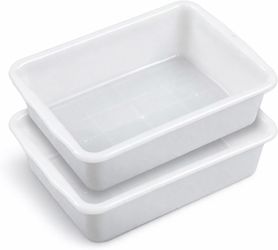 Remerry 2-Pack Polypropylene Lab Tray for Sterilizing & Drying, 20.9x15.2x5.9"