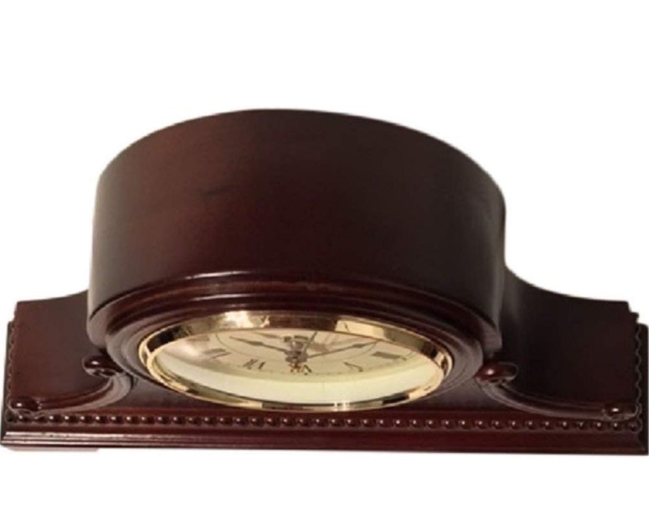 Vmarketingsite Mantel Clocks, Battery Operated, Silent Wood Mantle Clock  with Westminster Chimes On The Hour, Solid