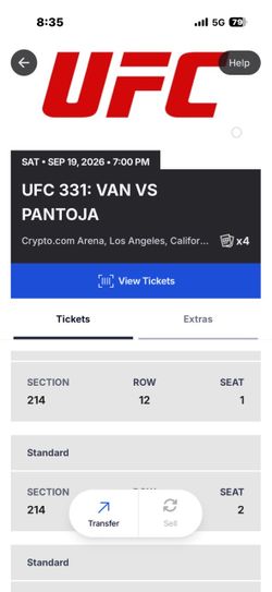 UFC 331: Van bs Pantoja