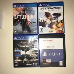 Bundle - 4 PS4 Games