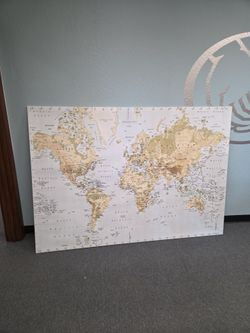 FREE World Map painting