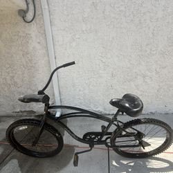 Jet Black Cruiser Bike 