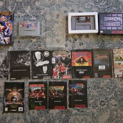 Robocop Vs Terminator, Final Fight Tough, 11 Manuals. Nintendo. **Please, READ**