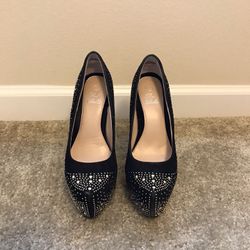 Black Studded Heels