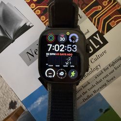 Apple Watch Ultra 3 with Black Trail Loop