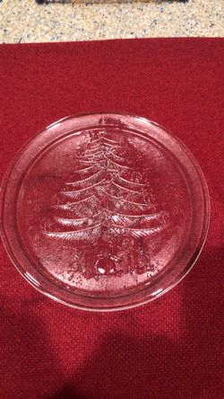 Christmas tree plate