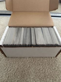 Large Lot of Trading Cards in Storage Box SHOWCASE FLAIR