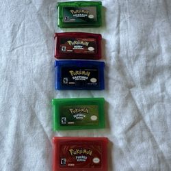 Pokémon Games (Copies) Gameboy Advance Sp