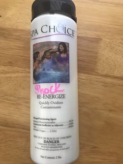 NEW Spa choice Re-energize Shock