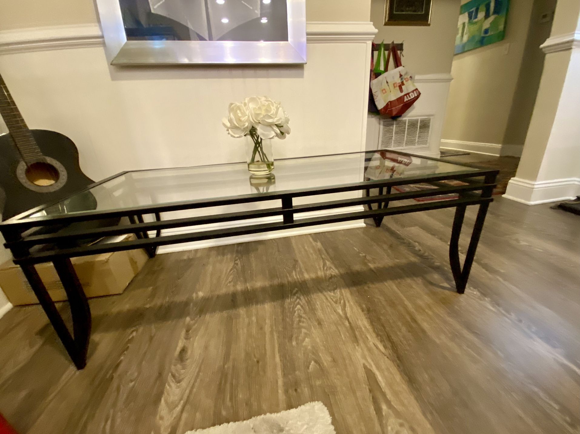 Glass Top Coffee Table