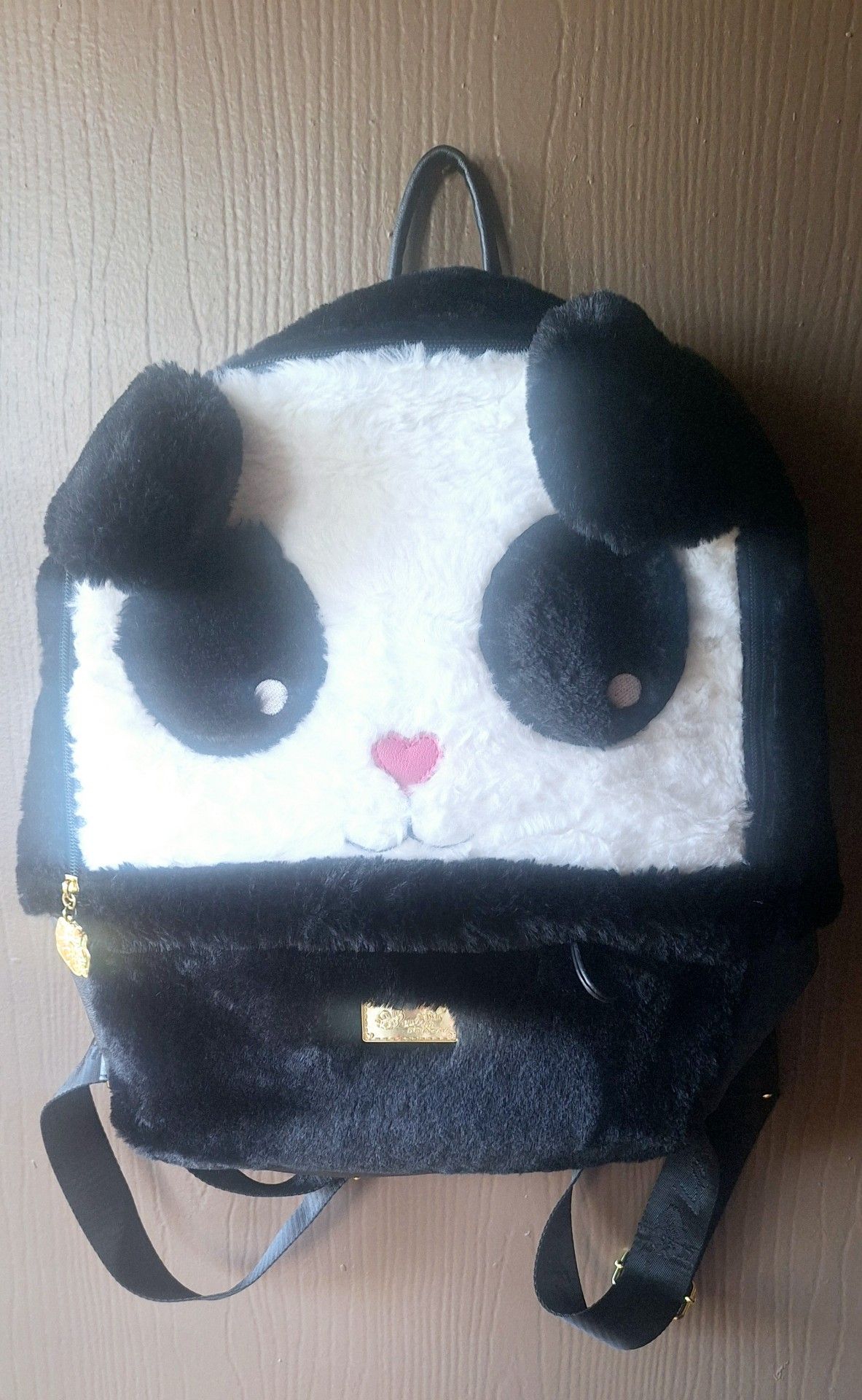 Betsy Johnson panda backpack