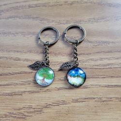 Tree Of Life Keychain 2pcs