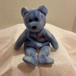 Beanie Baby - “Peace” 2003 Edition Blue Bear