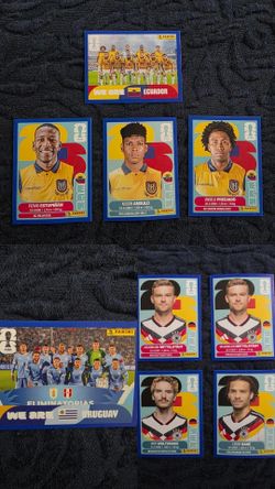 FIFA  world cup stickers (blue rim)