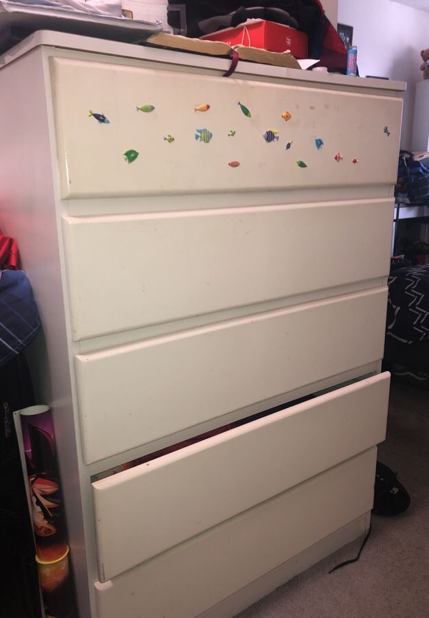White drawer