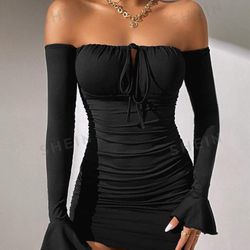 Black SHEIN Dress.   Size Medium 