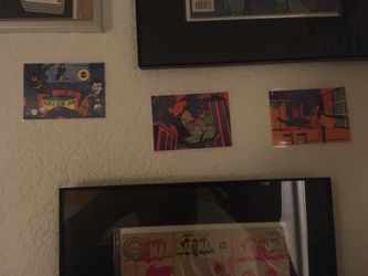 Batman Animated Series Rare Sticker Cel Cards (3)