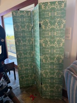 Vintage Dressing Screen 3-panel folding room divider