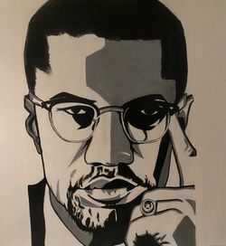 Malcom X Portrait