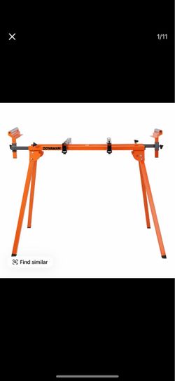 Dovaman Miter Saw Stand, 3-Step Quick Install & Fold Lightweight 22LB Design