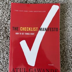 The Checklist Manifesto