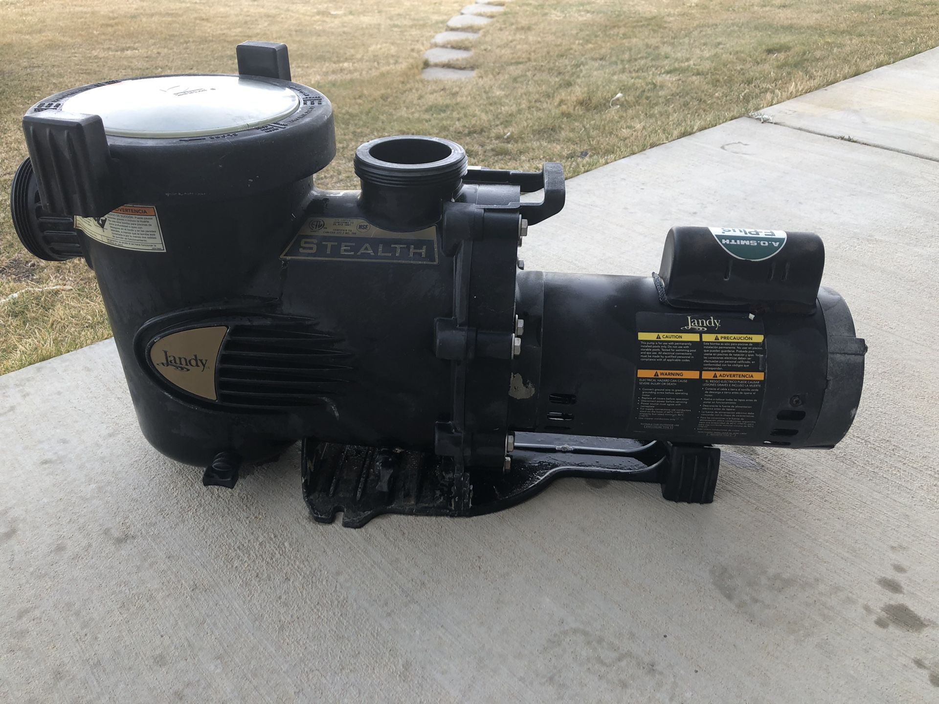 Jandy Stealth 2.0 HP Pool & Spa Pump for Sale in Apple Valley, CA OfferUp
