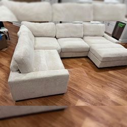 Sectional Beige 90x127x66