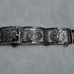 Vintage Mexican Sterling Silver Bracelet **Allen**