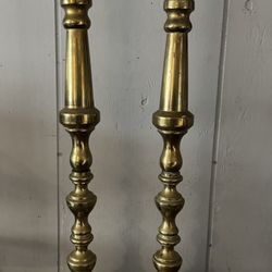 Brass Candle Stick Pillars 
